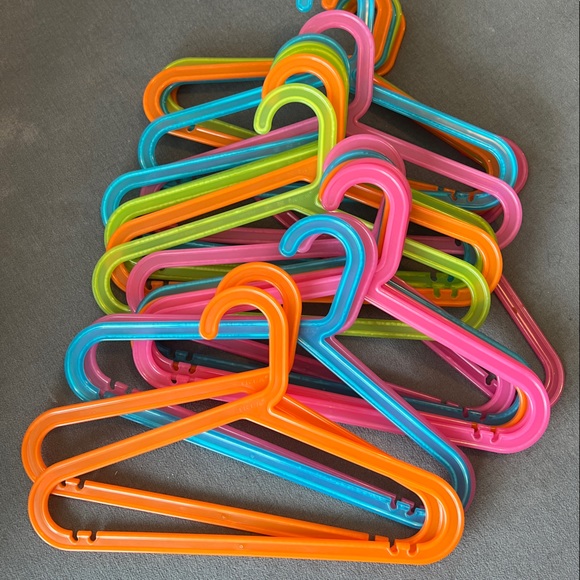 Ikea colorful Clothes hangers for kids. 21 hanger for only 12 dollars. - Picture 2 of 3